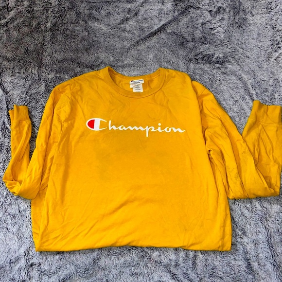 Champion Other - Yellow Champion Long Sleeve